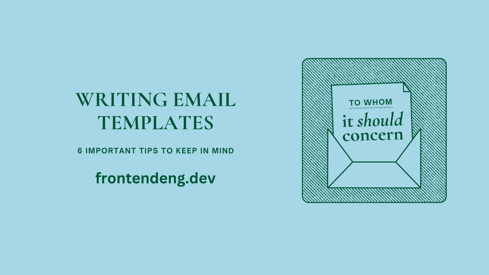 6 thing you should keep in mind when writing email templates